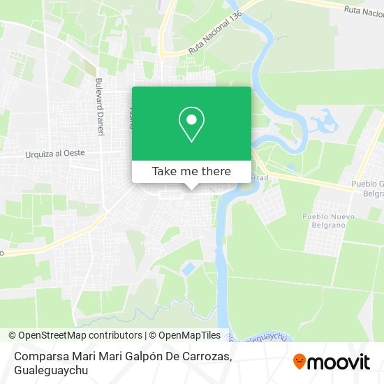 Comparsa Mari Mari Galpón De Carrozas map