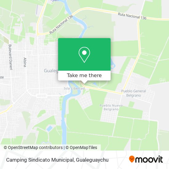 Mapa de Camping Sindicato Municipal