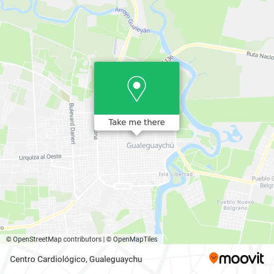 Mapa de Centro Cardiológico