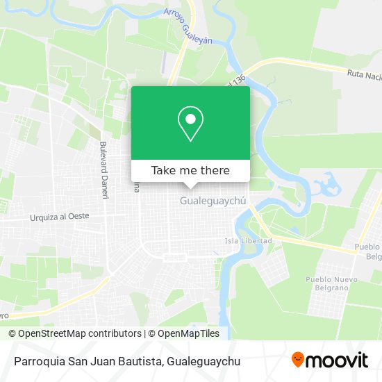 Parroquia San Juan Bautista map