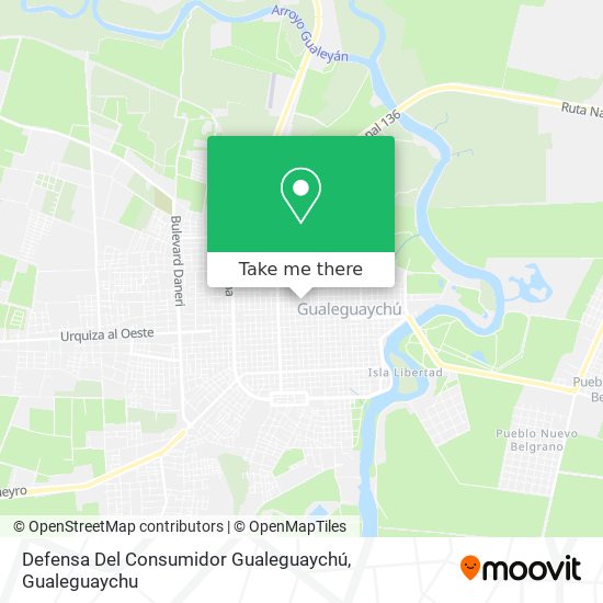Defensa Del Consumidor Gualeguaychú map