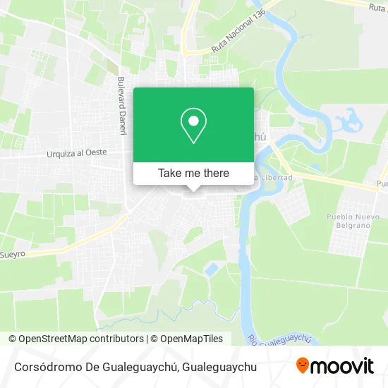 Mapa de Corsódromo De Gualeguaychú