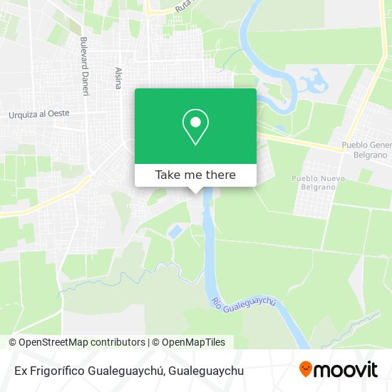 Mapa de Ex Frigorífico Gualeguaychú