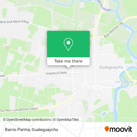 Mapa de Barrio Parma