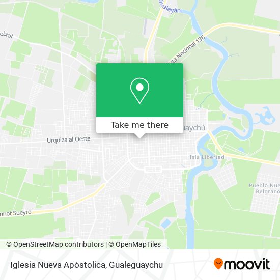 Mapa de Iglesia Nueva Apóstolica
