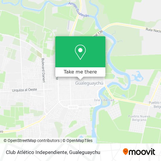 Club Atlético Independiente map