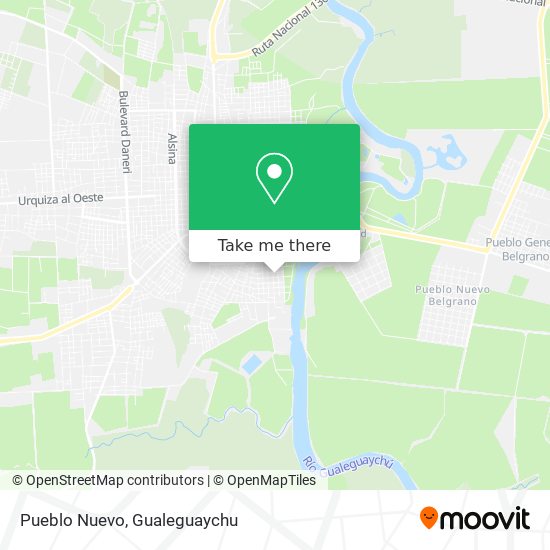 Mapa de Pueblo Nuevo