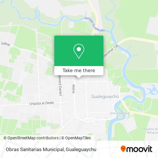 Obras Sanitarias Municipal map