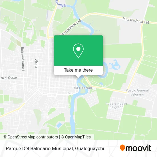 Mapa de Parque Del Balneario Municipal