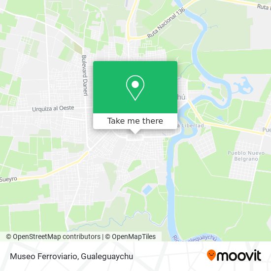Mapa de Museo Ferroviario