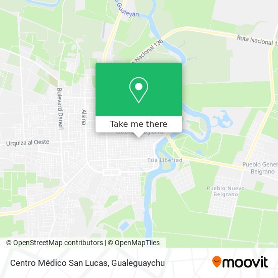 Mapa de Centro Médico San Lucas