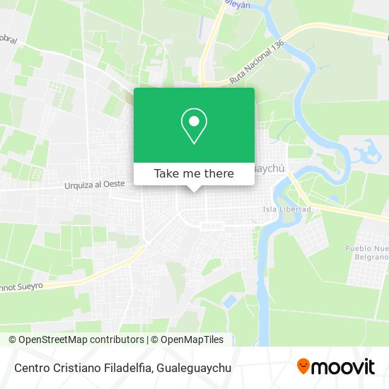 Centro Cristiano Filadelfia map