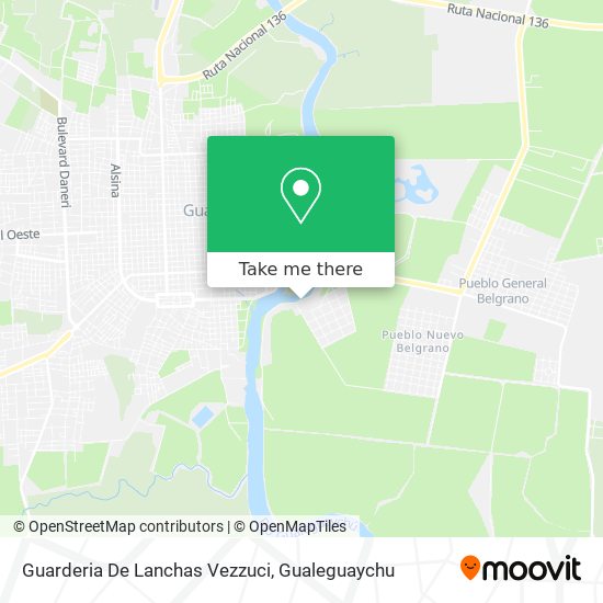 Mapa de Guarderia De Lanchas Vezzuci