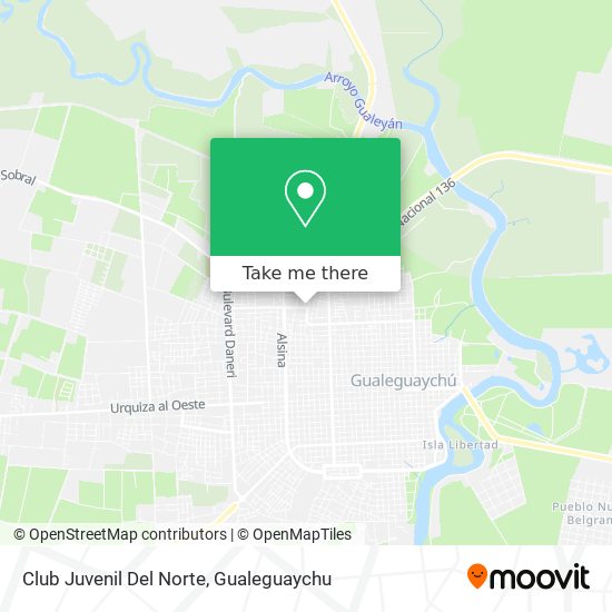 Club Juvenil Del Norte map