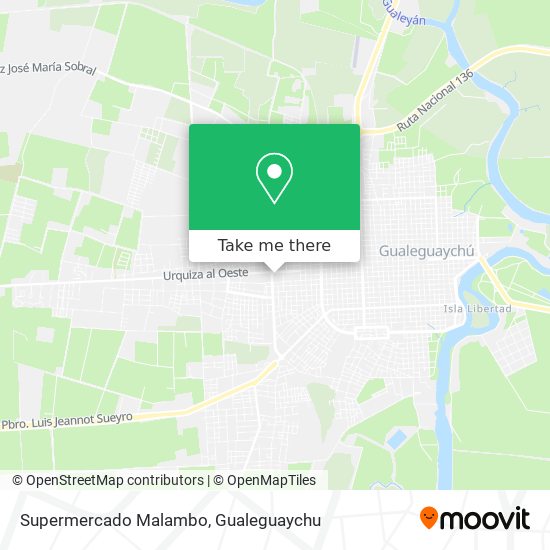 Mapa de Supermercado Malambo