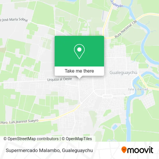 Supermercado Malambo map