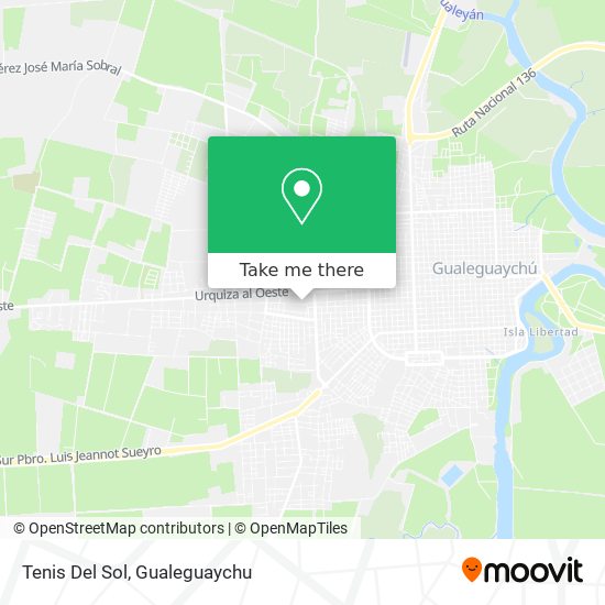 Mapa de Tenis Del Sol