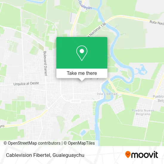 Mapa de Cablevision Fibertel
