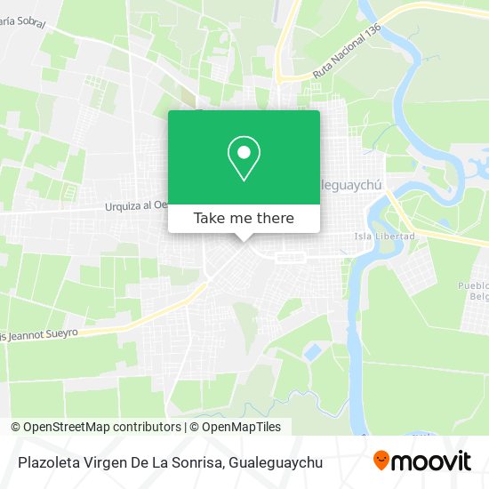 Plazoleta Virgen De La Sonrisa map