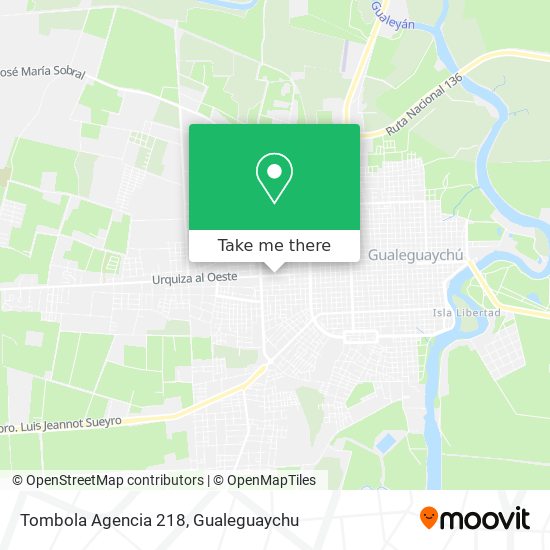Mapa de Tombola Agencia 218
