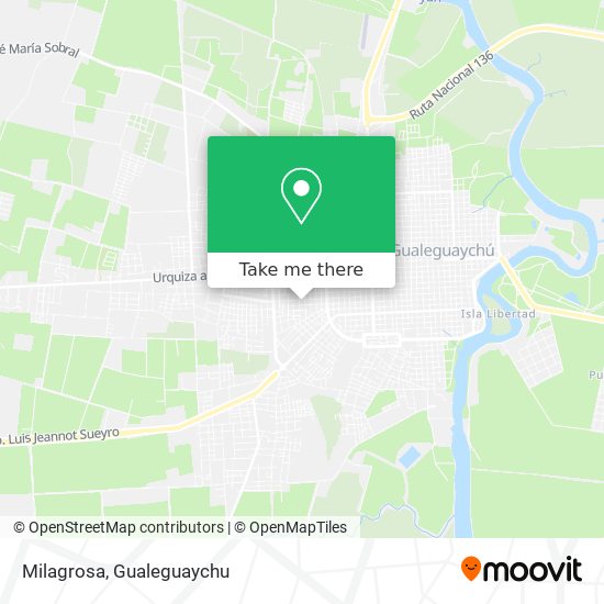 Mapa de Milagrosa