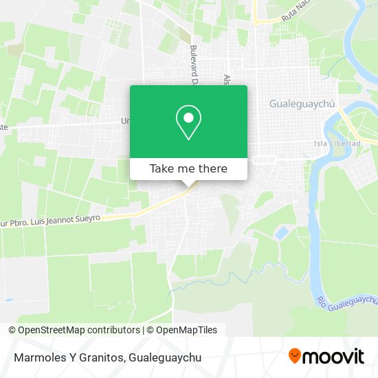 Marmoles Y Granitos map