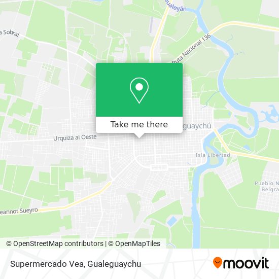 Supermercado Vea map