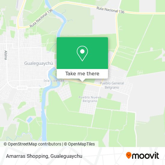 Mapa de Amarras Shopping