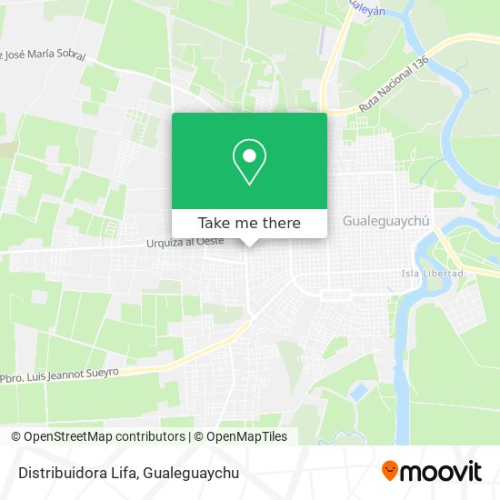 Distribuidora Lifa map