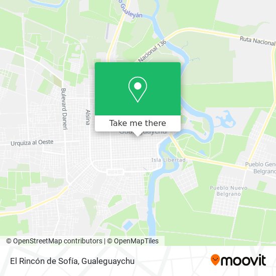 Mapa de El Rincón de Sofía
