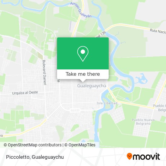 Mapa de Piccoletto