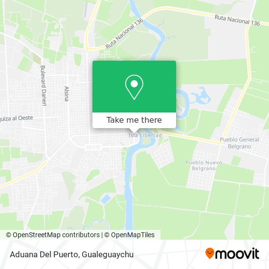 Aduana Del Puerto map