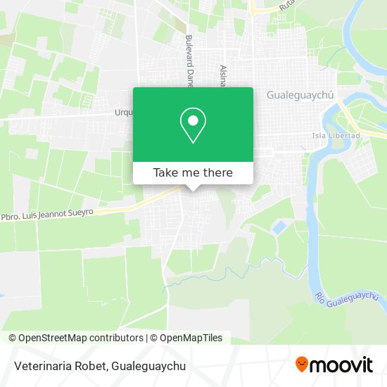 Veterinaria Robet map