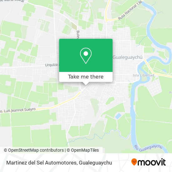 Martinez del Sel Automotores map