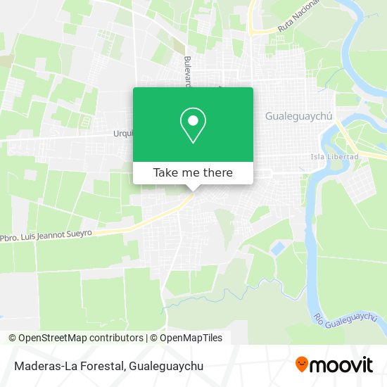 Maderas-La Forestal map