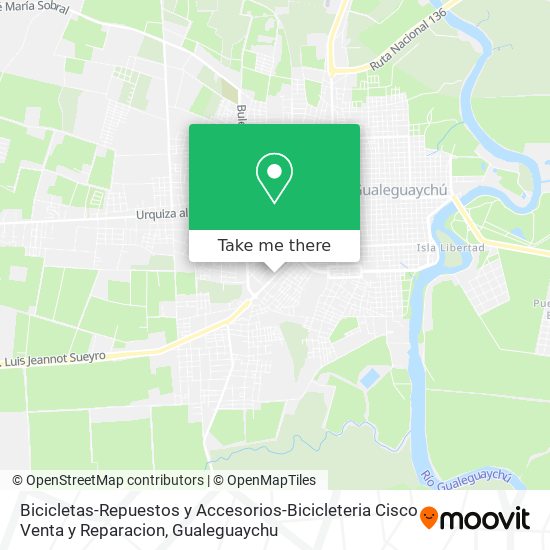 Bicicletas-Repuestos y Accesorios-Bicicleteria Cisco Venta y Reparacion map