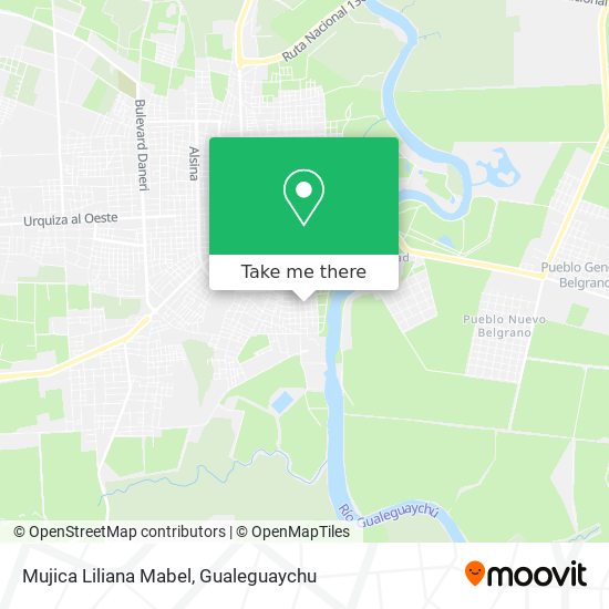 Mujica Liliana Mabel map