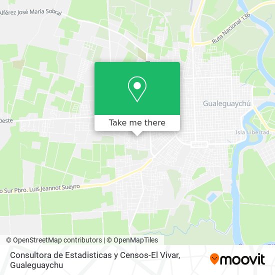 Mapa de Consultora de Estadisticas y Censos-El Vivar