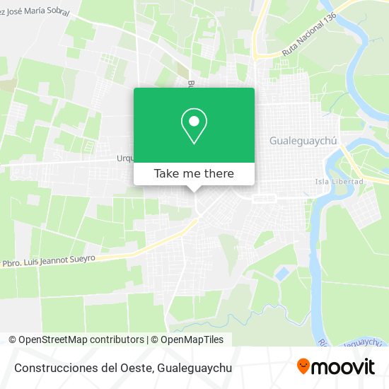 Construcciones del Oeste map