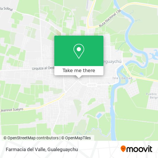Mapa de Farmacia del Valle