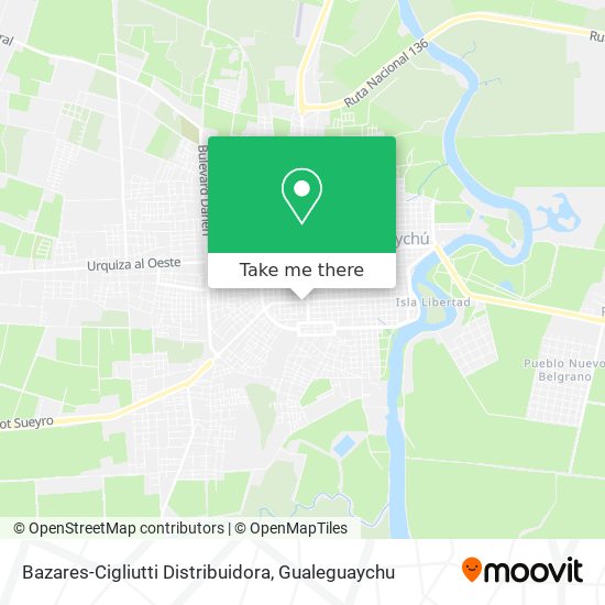 Bazares-Cigliutti Distribuidora map