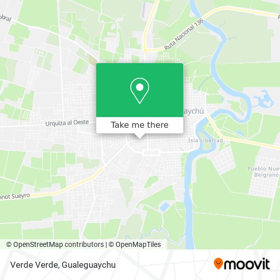 Mapa de Verde Verde