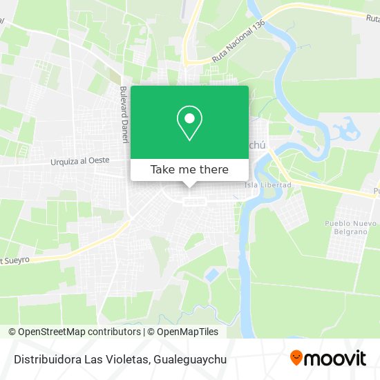 Distribuidora Las Violetas map