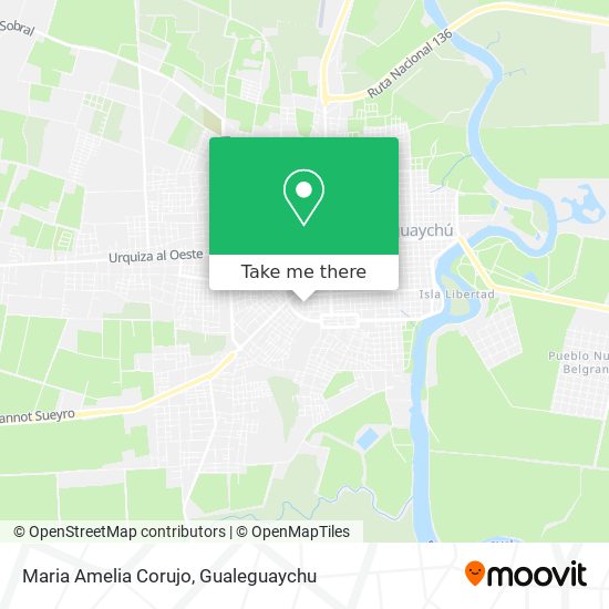 Maria Amelia Corujo map