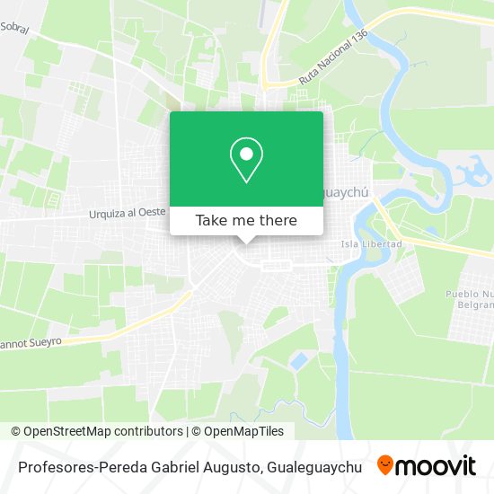 Profesores-Pereda Gabriel Augusto map