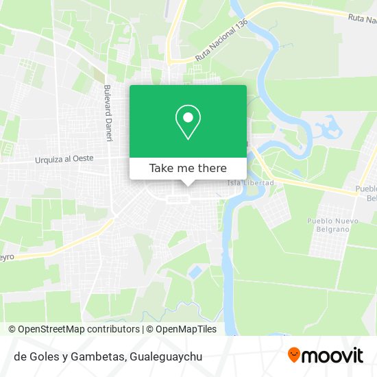 de Goles y Gambetas map