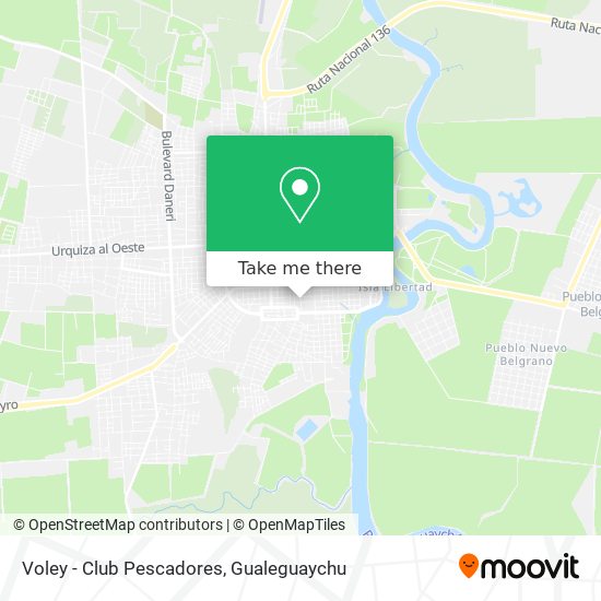 Voley - Club Pescadores map