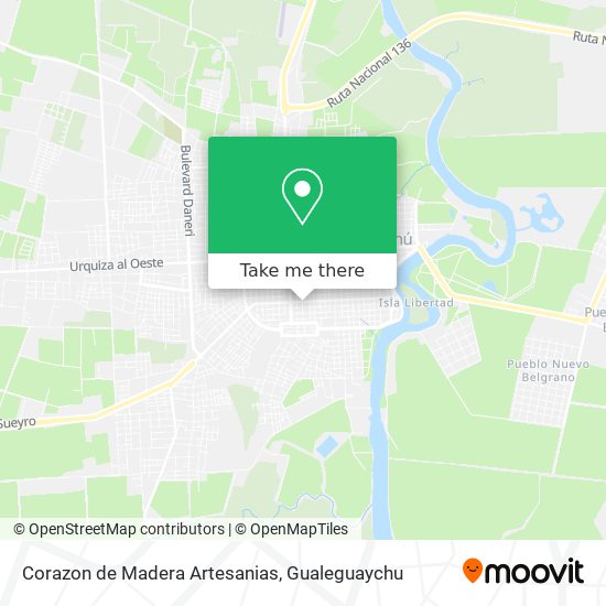 Corazon de Madera Artesanias map