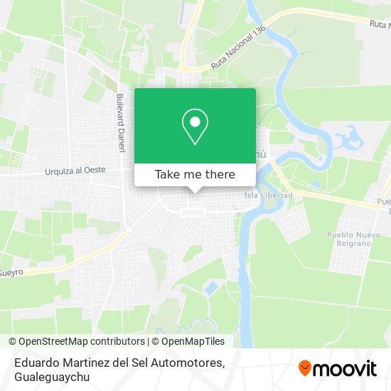 Eduardo Martinez del Sel Automotores map