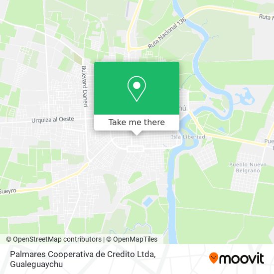 Palmares Cooperativa de Credito Ltda map